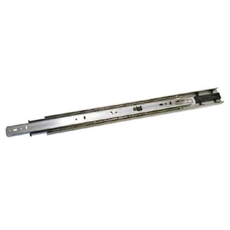 Knape & Vogt Kv8419 B26 26 In. Self-Closing Full Extension With Overtravel Drawer Slide - Anochrome